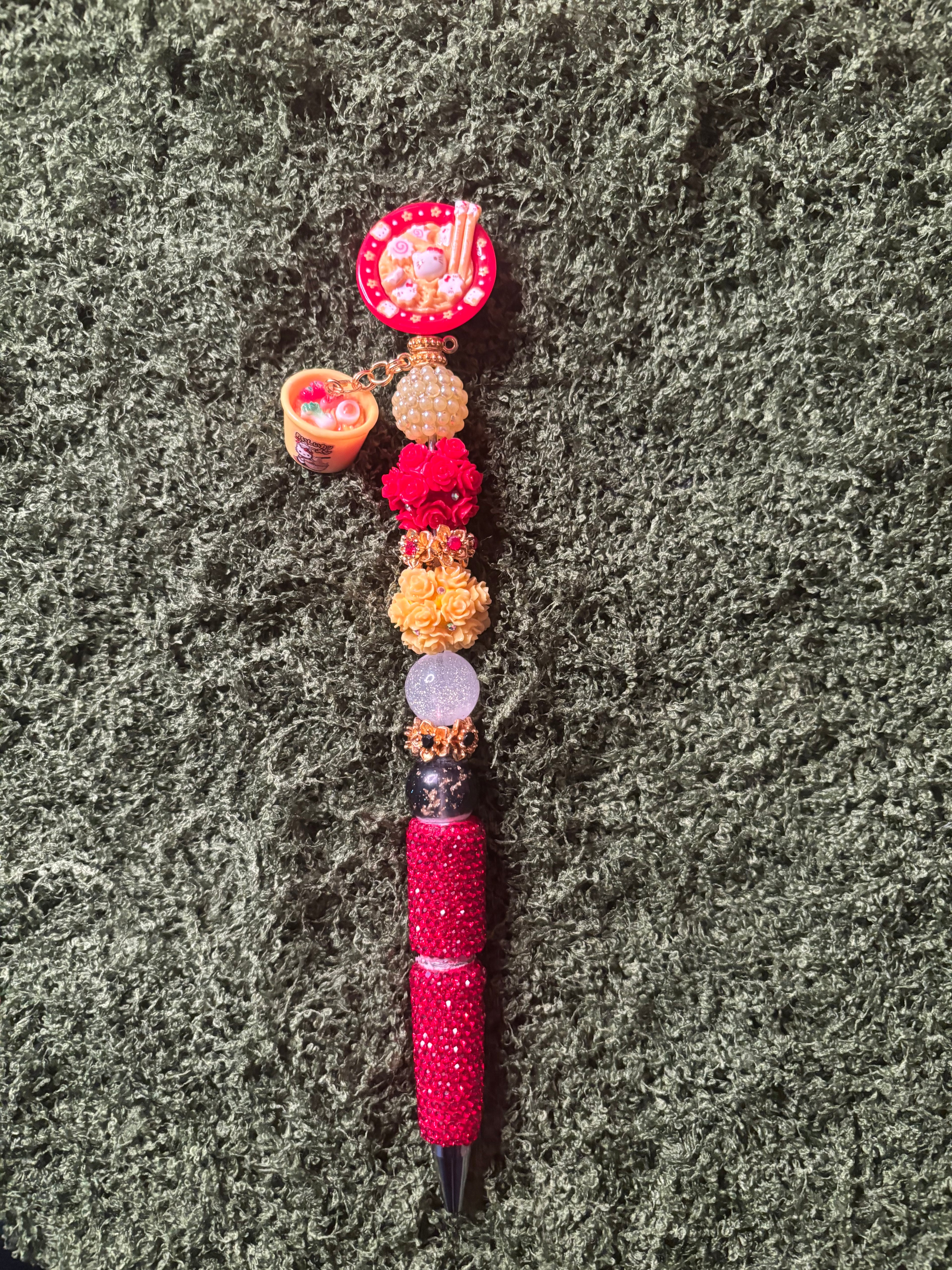 Ramen Royalty  Beadable Premade Pen