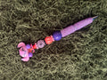 Whimsy Nature DIY Angel Stitch Halloween Doorable Pen with cute embroidered angel design and colorful ink tip.