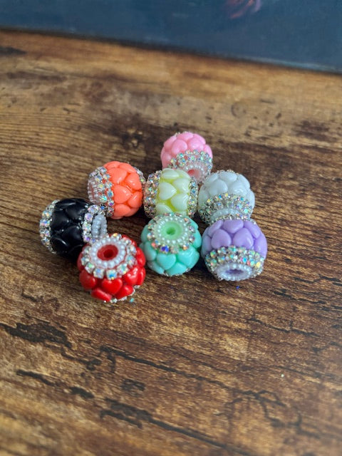 Multi Color Heart Beads