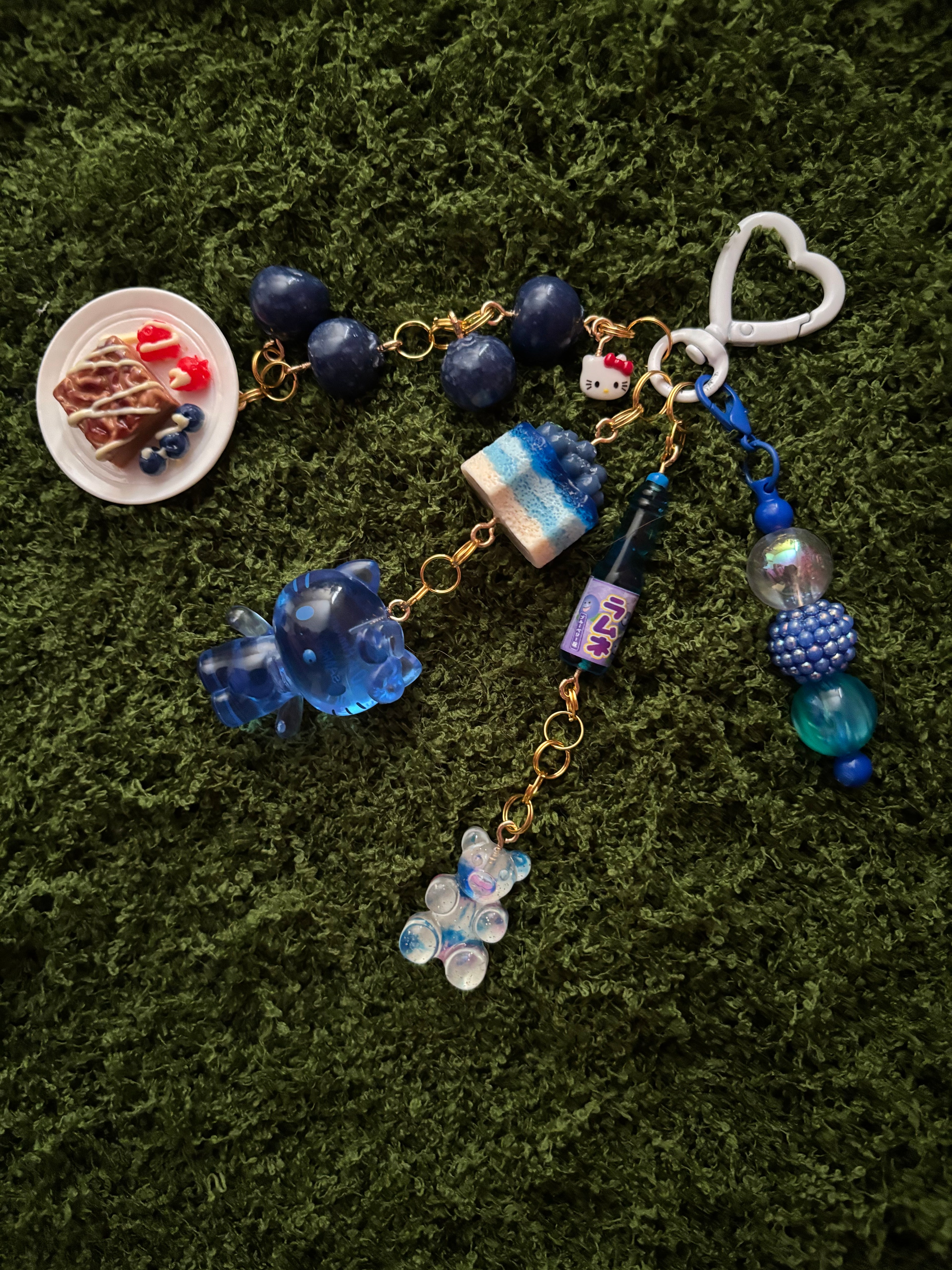 Blueberry Pie Keychain