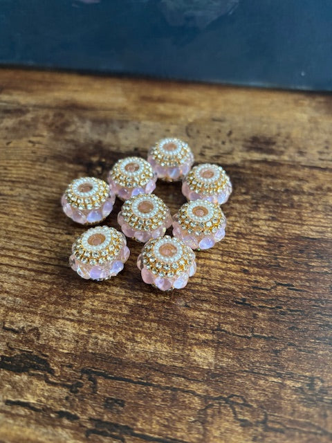 Heart Bead Soft Pink Color