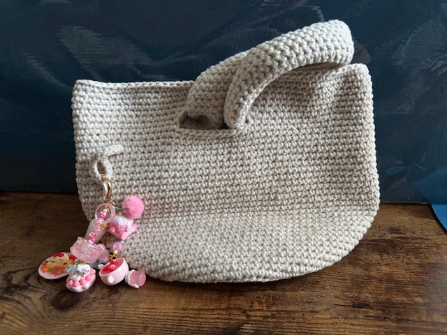 hand crochet polyester purse