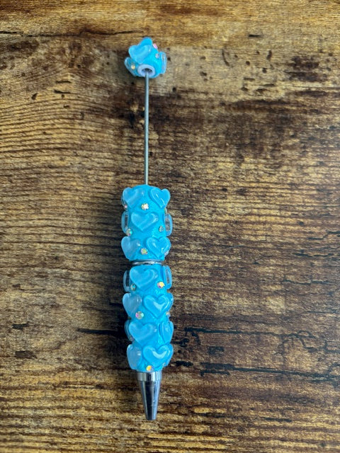 Lux Fancy Beadable Pens by Whimsy Nature DIY featuring colorful beads and sleek pen bodies for decorative writing tools.